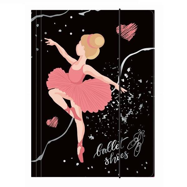 Balerina gumis mappa A4-es - Ballet Shoes