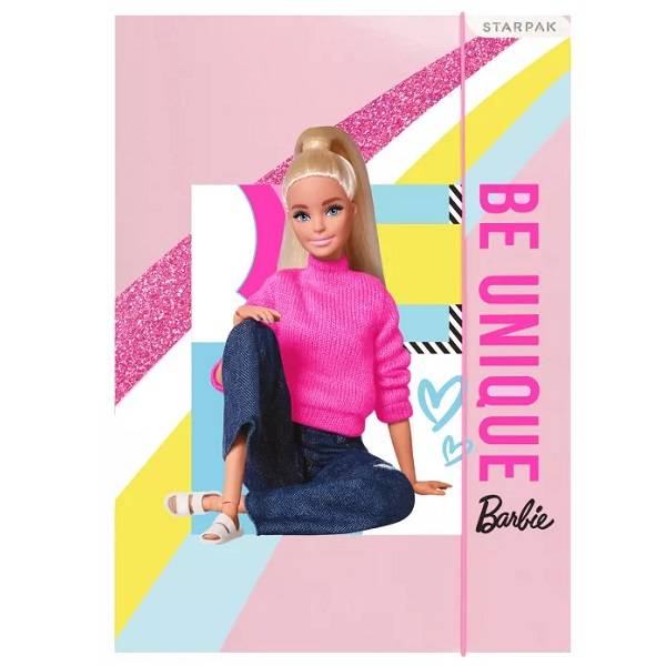 BARBIE gumis mappa A/4-es - többféle