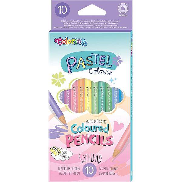 Colorino 10 db-os színes ceruza készlet - Pasztell