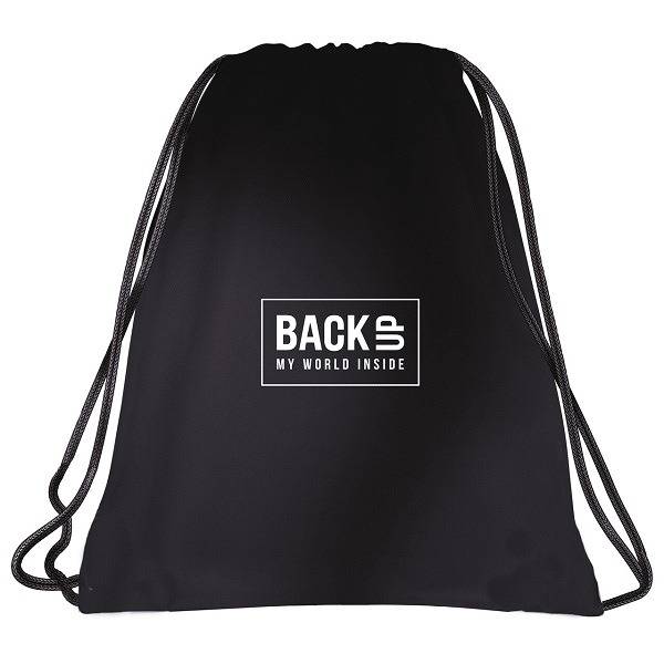 BackUp fekete tornazsák - Black