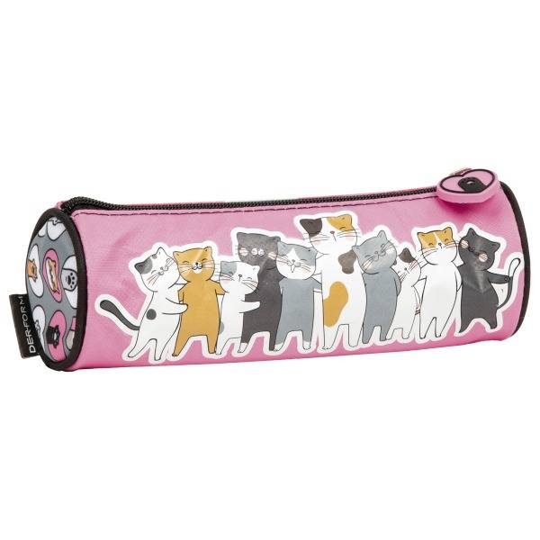 Cleo és Frank cicás henger tolltartó - Friends