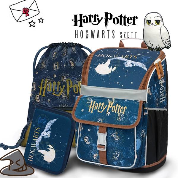 Baagl Harry Potter iskolatáska SZETT - Hogwarts