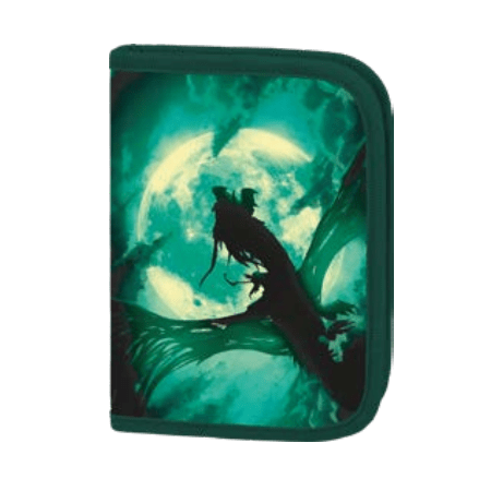 Baagl kihajtható tolltartó zsebbel - Sárkány