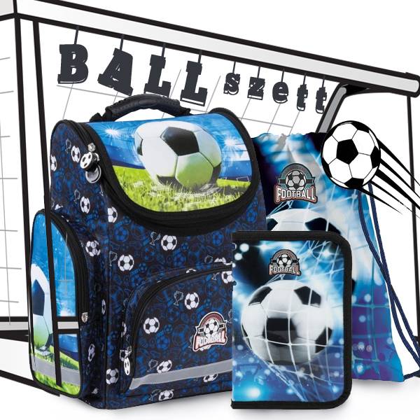 Focis ergonomikus iskolatáska SZETT - Ball