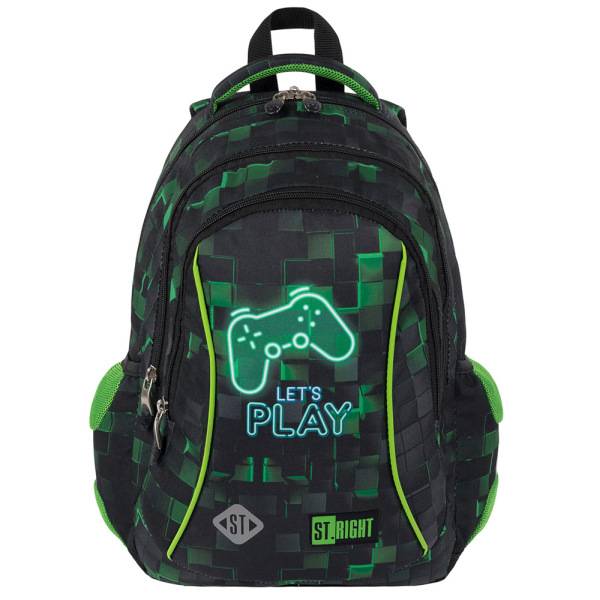 St. Right ergonomikus iskolatáska, hátizsák 39 cm - Dark Game