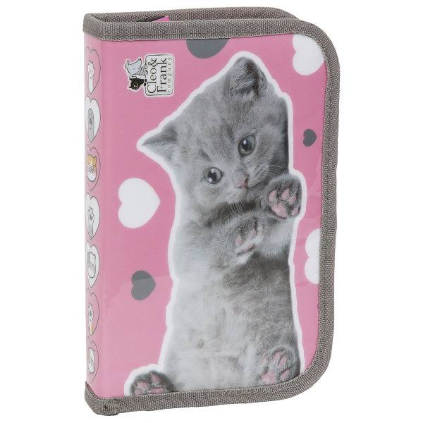 Cleo és Frank cicás kihajtható tolltartó felszerelt - Friends