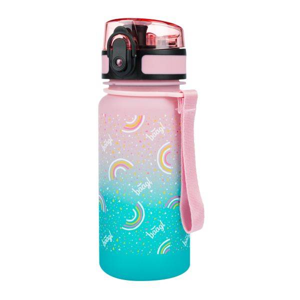 Baagl tritán kulacs 350 ml-es - Szivárványos