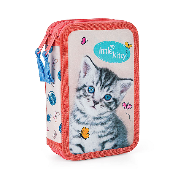 OXYBAG cicás emeletes tolltartó - Little Kitty