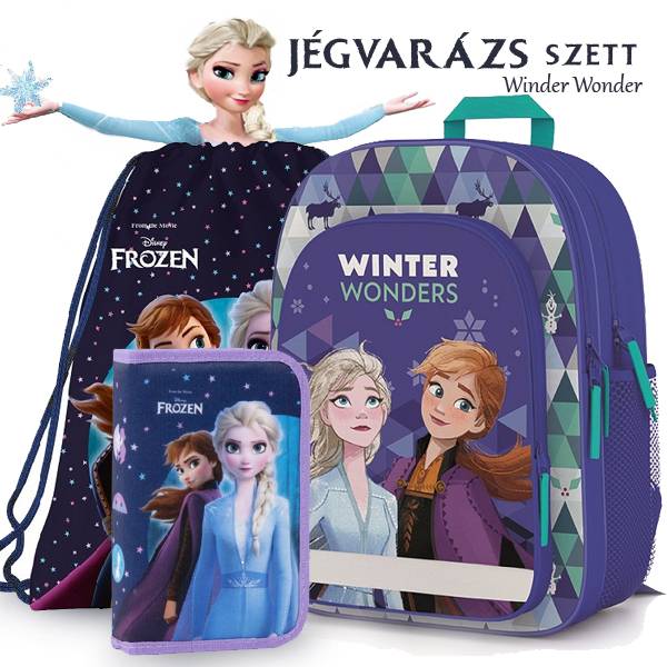 Oxybag EASY Jégvarázs iskolatáska hátizsák SZETT - Winter Wonders