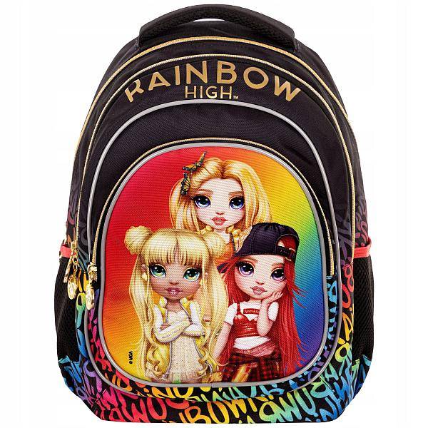 Rainbow High ergonomikus iskolatáska, hátizsák – Gold II.