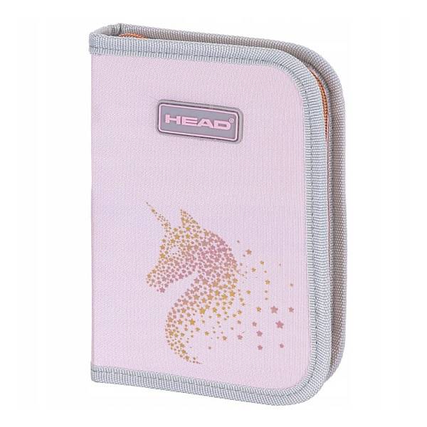Head unikornisos kihajtható tolltartó - Rose Gold