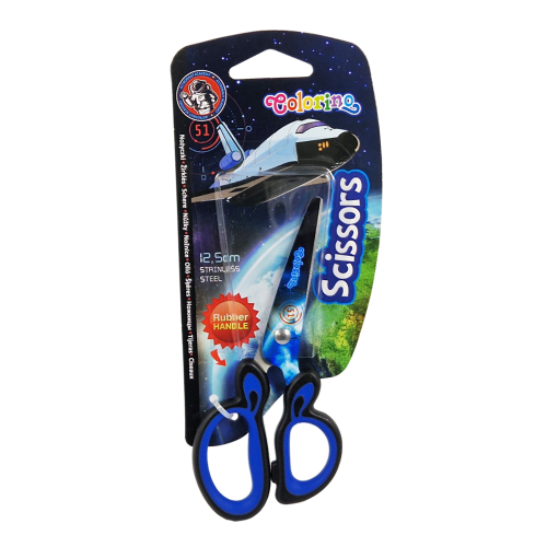 Colorino gyerekolló 12,5 cm - NASA