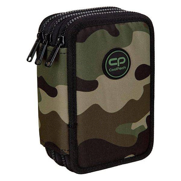 CoolPack terepmintás 3 emeletes tolltartó felszerelt - Soldier