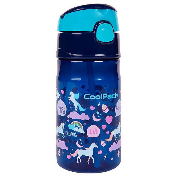 CoolPack unikornisos műanyag kulacs 300 ml - Happy Unicorn
