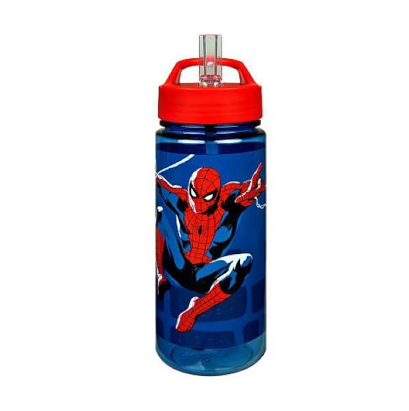OXYBAG Szívószálas kulacs 500 ml - Spiderman