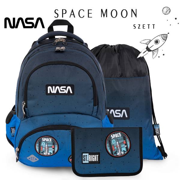 St. Right iskolatáska hőtárolós rekesszel SZETT - NASA Space Moon