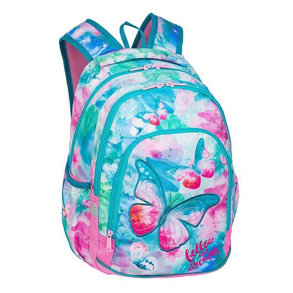 Coolpack Colorino ergonomikus iskolatáska hátizsák 2 rekeszes - Pillangó