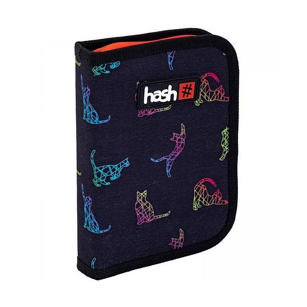 HASH cicás kihajtható tolltartó - Kitty Smile