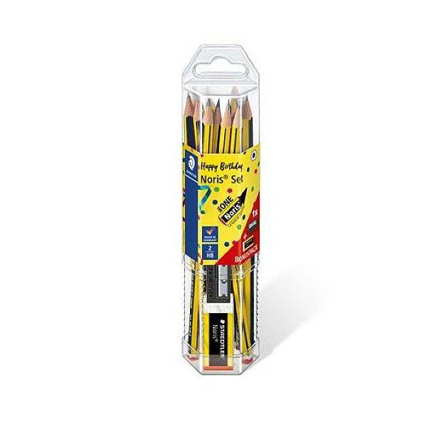 Staedtler HB grafit ceruza készlet 12 db-os radírral és hegyezővel