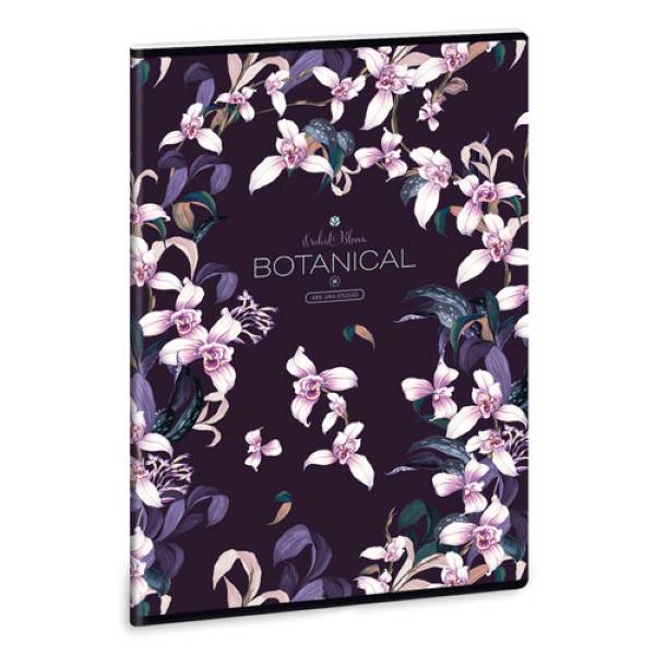Ars Una sima füzet A4 - Botanic Orchid