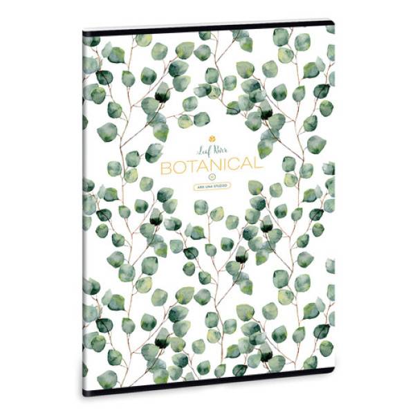 Ars Una sima füzet A4 - Botanic Leaf