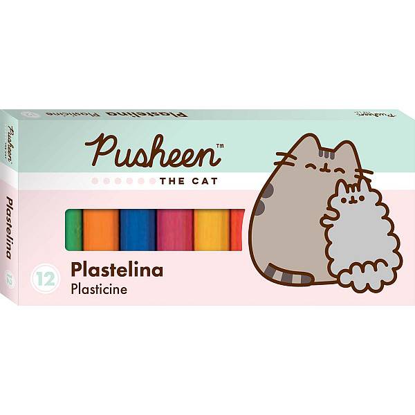 Pusheen Cat cicás 12 darabos színes gyurma