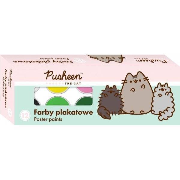 Pusheen Cat cicás plakát festék készlet 12 db-os