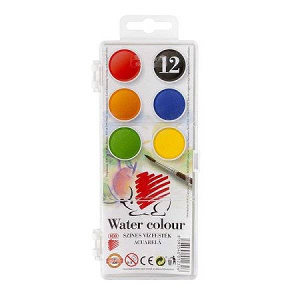 ICO Süni vízfesték 12 színű