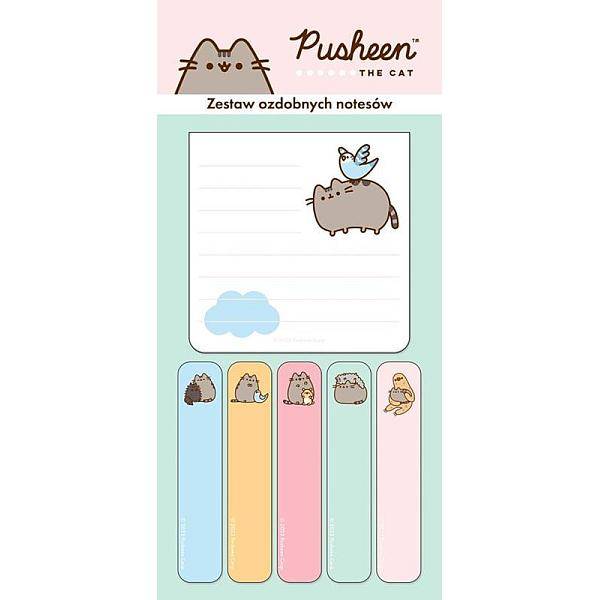 Pusheen Cat mini jegyzettömb oldaljelölővel