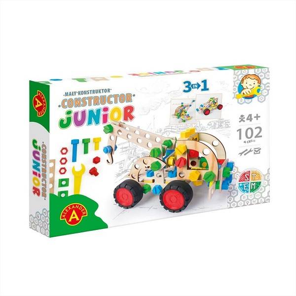 Constructor Junior 3in1 fa építőjáték - Alexander Toys