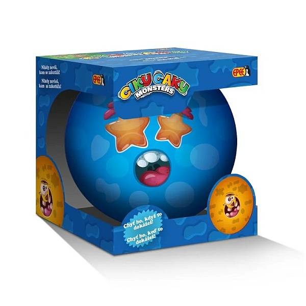 Ciki-Caki labda kék szörnyecskés