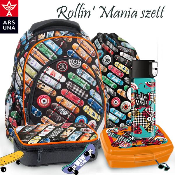 Ars Una anatómiai iskolatáska 5 részes SZETT - Rollin Mania