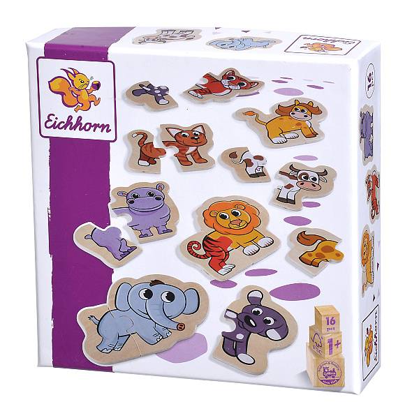 Eichhorn fa baby puzzle 16 db-os - Állatok