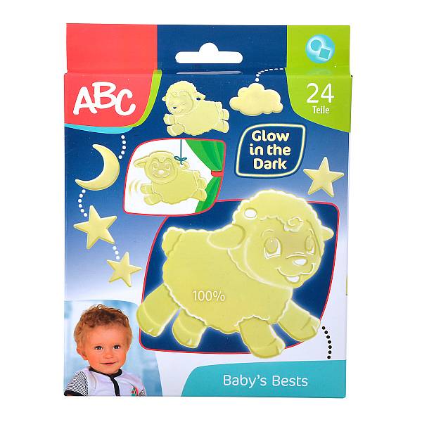 ABC Baby Sötétben világító fali dekoráció - Boldog bárány