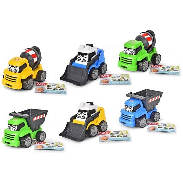 ABC Happy Builder munkagépek 13 cm - többféle