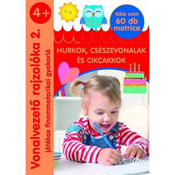 Vonalvezető rajzolóka 2. - foglalkoztató füzet