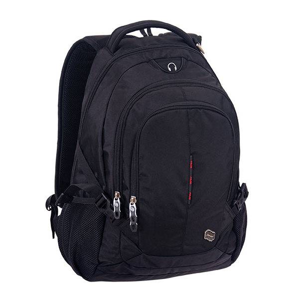 PULSE fekete iskolatáska hátizsák - Saturn Black