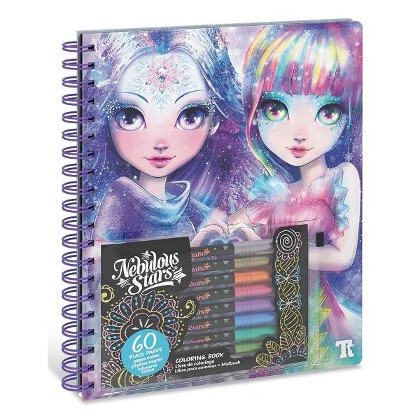 Nebulous Stars Isadora színező metál filccel - fekete lapokkal