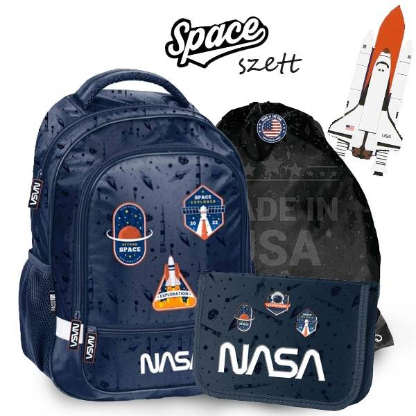 NASA ergonomikus iskolatáska, hátizsák Space SZETT – Paso