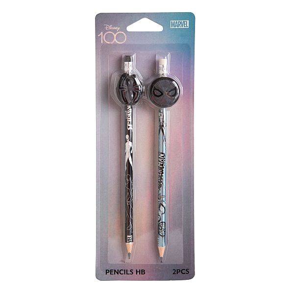 Spiderman grafitceruza figurás radírral 2 db-os