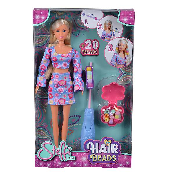 Steffi Love baba játékszett hajgyöngyökkel