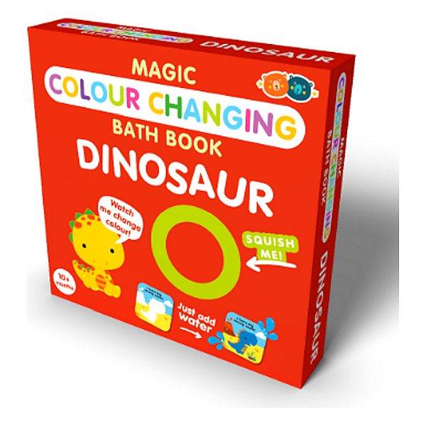 Buddy & Barney színváltós fürdőkönyv - Dínók