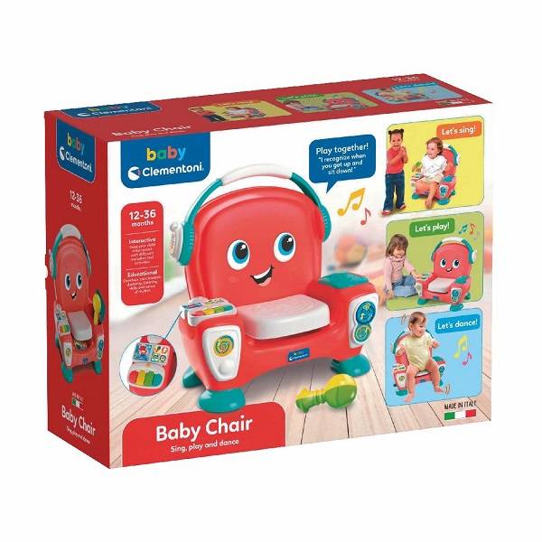 Clementoni Baby Zenélő készségfejlesztő fotel