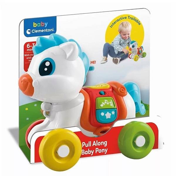 Clementoni Baby húzható zenélő póni