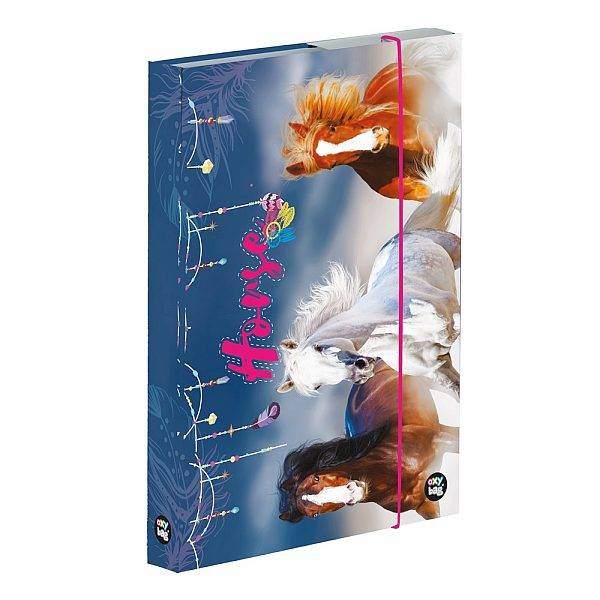 OXYBAG lovas füzetbox A5 - Blue Dreams