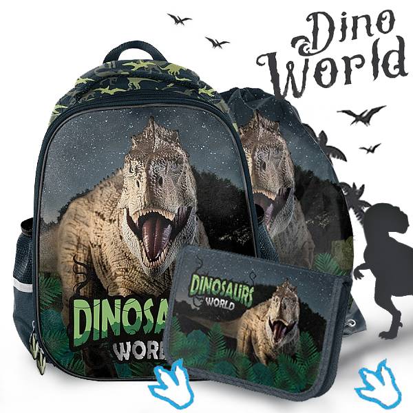 Paso dínós ergonomikus iskolatáska SZETT - Dinosaurs World