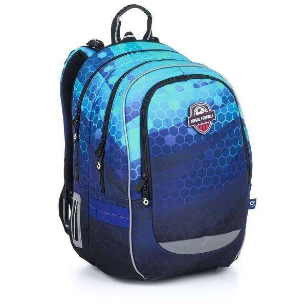 TOPGAL ergonomikus iskolatáska hátizsák CODA - Football All Stars