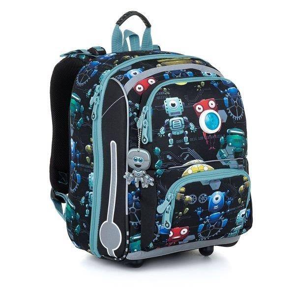 TOPGAL ergonomikus iskolatáska hátizsák BEBE - Robots