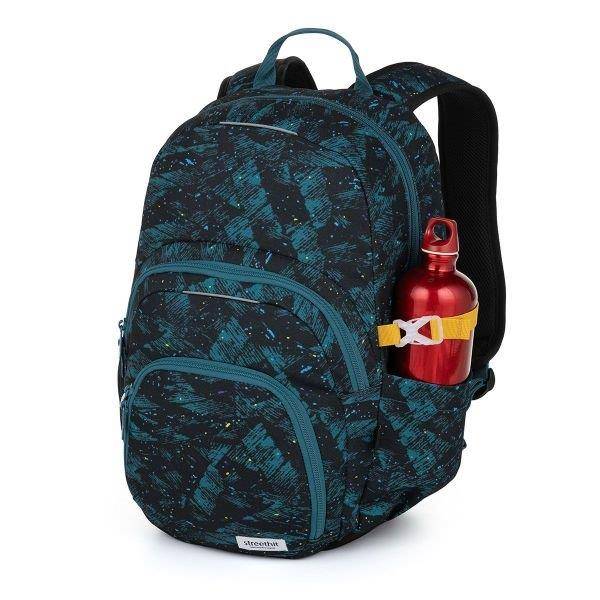 TOPGAL ergonomikus iskolatáska hátizsák SKYE - Blue Paint