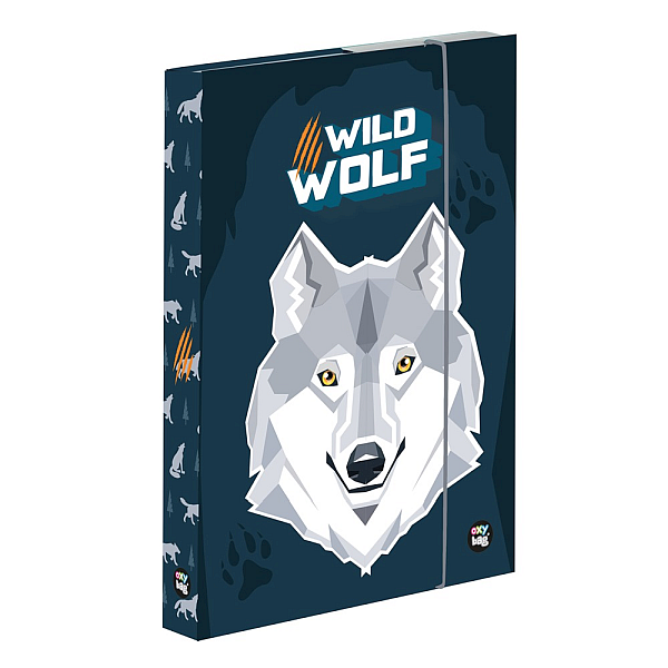 OXYBAG farkasos füzetbox A5 - Wild Wolf